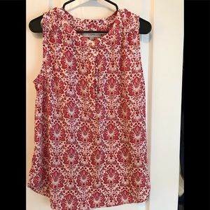 LOFT Paisley Tank Blouse
